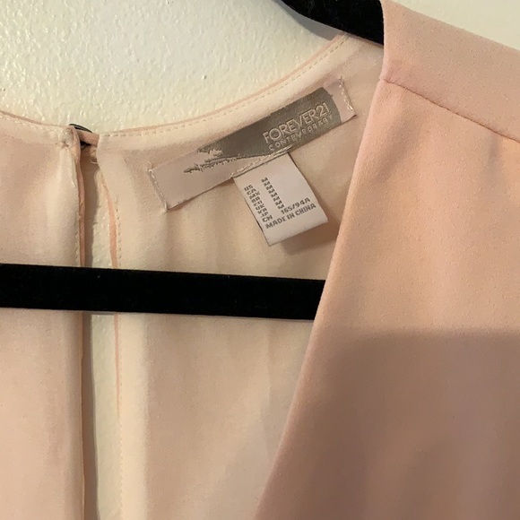NWT Forever 21 blush pink tiered top - Picture 4 of 7